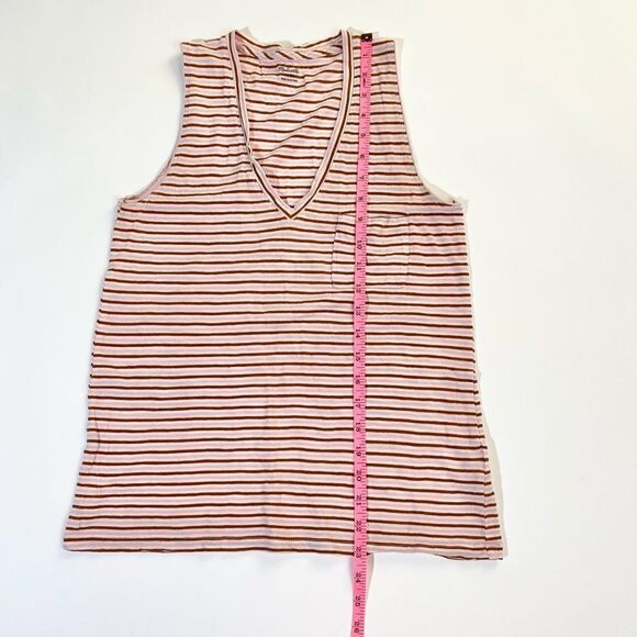 Madewell striped vneck tank XS - Picture 6 of 8